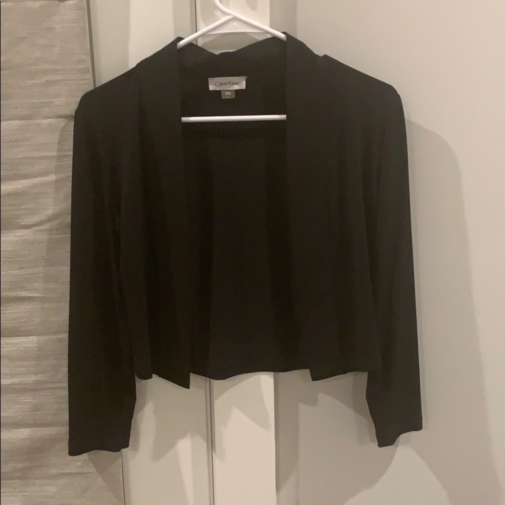 Black cardigan